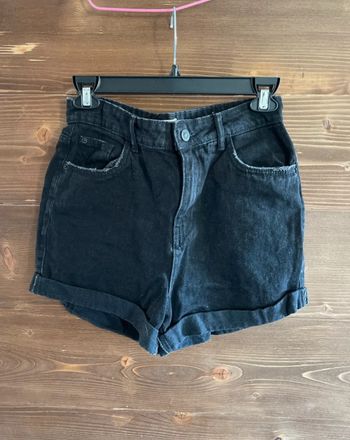 Short en jean noir pimkie taille 38 style mom