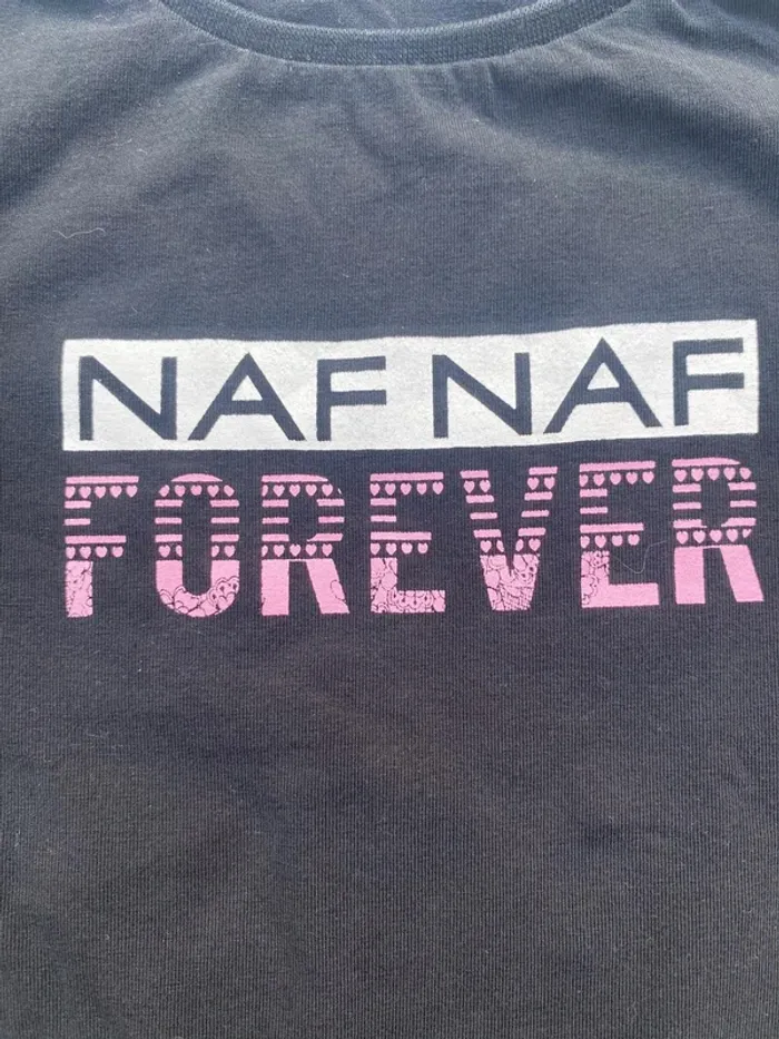 T-shirt Naf Naf noir 14ans - photo numéro 3