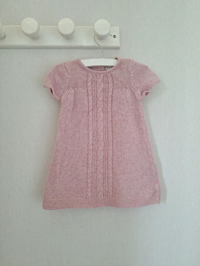 Robe Rose Laine Cyrillus 12 mois
