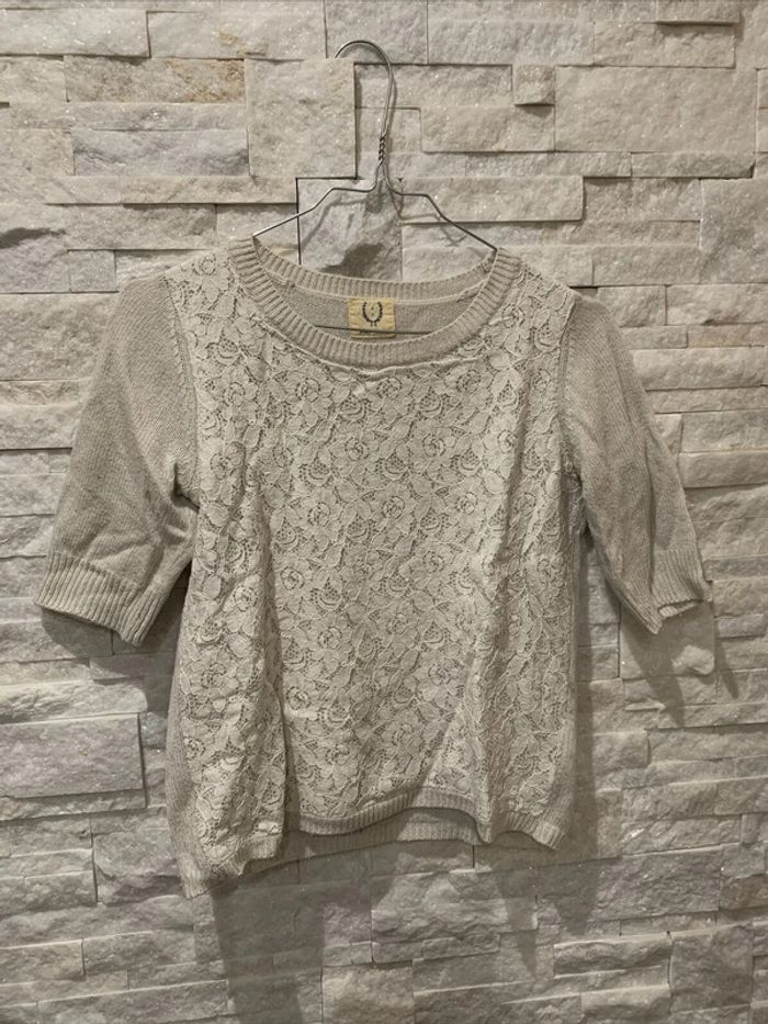 Haut Pull manches 3/4 Avant Première TS