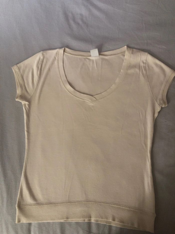 Haut manches courtes camaïeu taille 3