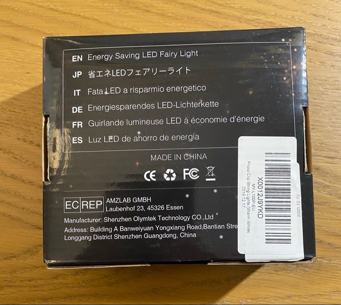 NEUF Guirlande lumineuse LED Photo clip - photo numéro 3