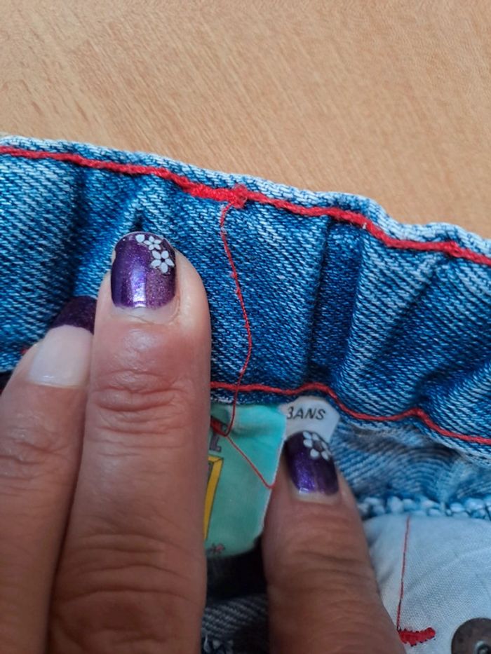 Jupe en jean #fripoune - photo numéro 4