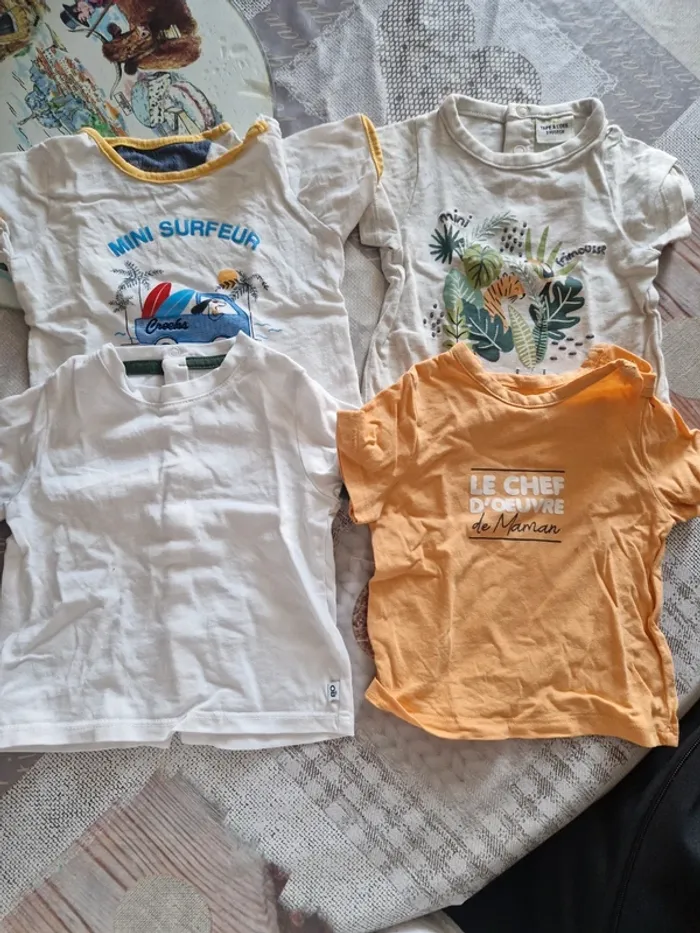 Lots 4 Tee-shirt 3 mois