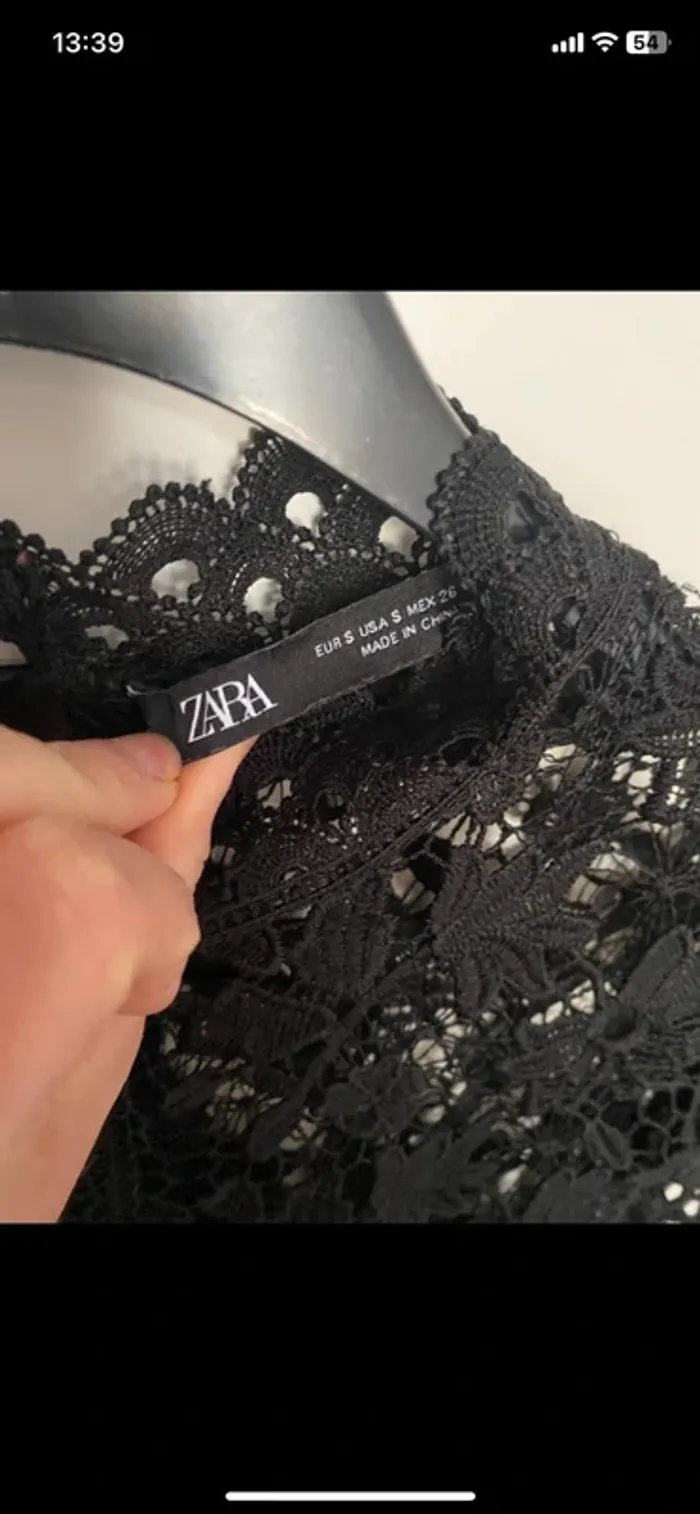 Robe noire Zara - photo numéro 3