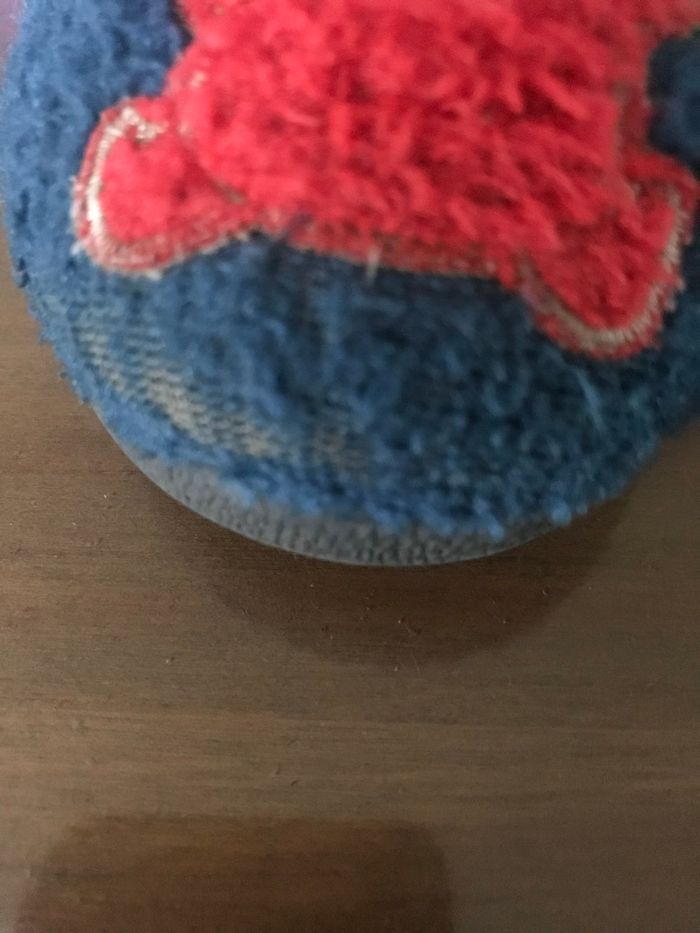 Chaussons montants scratch bleus Pointure 23 - photo numéro 4