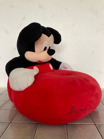 🧸 Fauteuil enfant / pouf Mickey Mouse 🧸