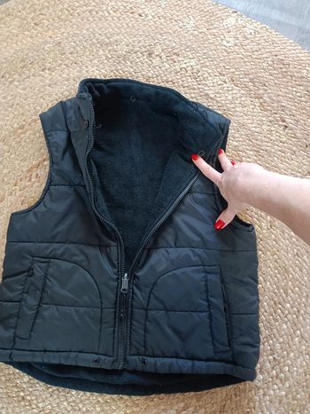 Gilet sans manche côté polaire