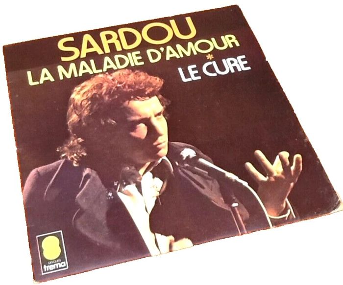 Vinyle 45 tours Michel Sardou La maladie d' amour (1973) trema 6061 472 - photo numéro 5