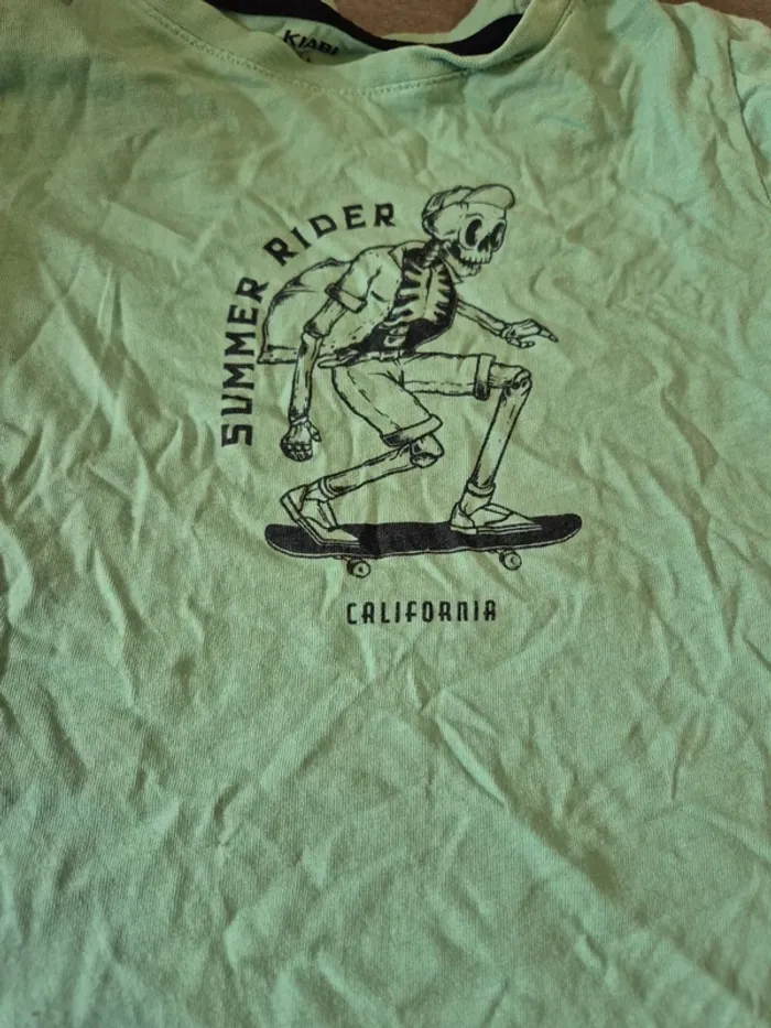 T-shirt rider squelette - photo numéro 2