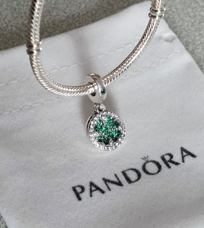 Charm Pandora Tréfle a Quatre Feuilles