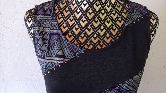 🌸Robe sans manche, Kowski, taille L 40 - photo numéro 2