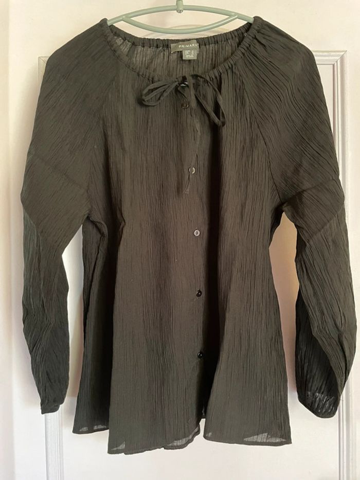 Blouse boutonnée noire Primark