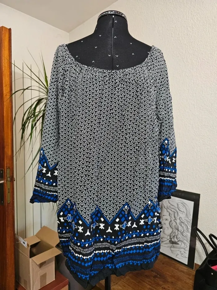 Tunique Femme Grande Taille 52 Modavista - Motif Élégant (6XL)
