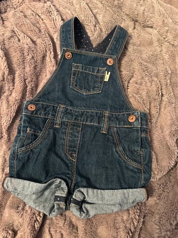 Salopette short jeans Kiabi 18m