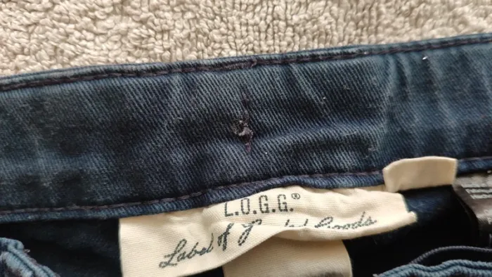 Short court bleu marine dentelle 6 7 ans logg - photo numéro 3