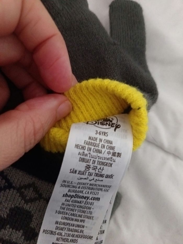 Bonnet Disneyland Paris et gants - photo numéro 2