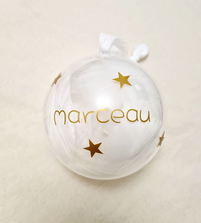 Boule de Noël personnalisée