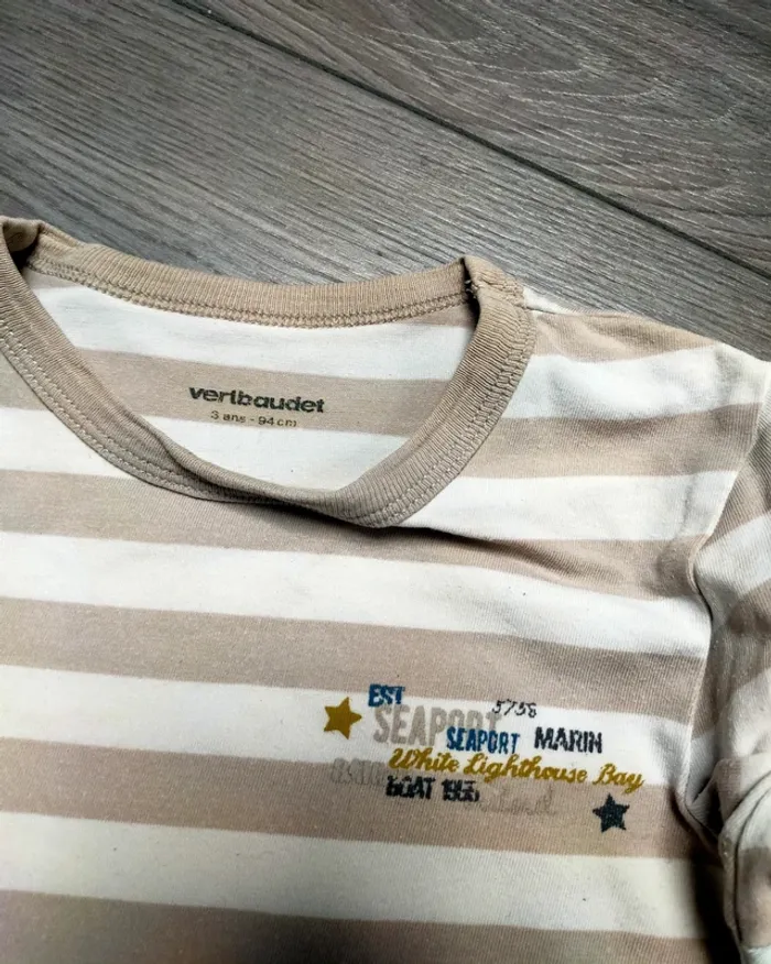 2 maillots manches longues 3 ans Vertbaudet - photo numéro 2