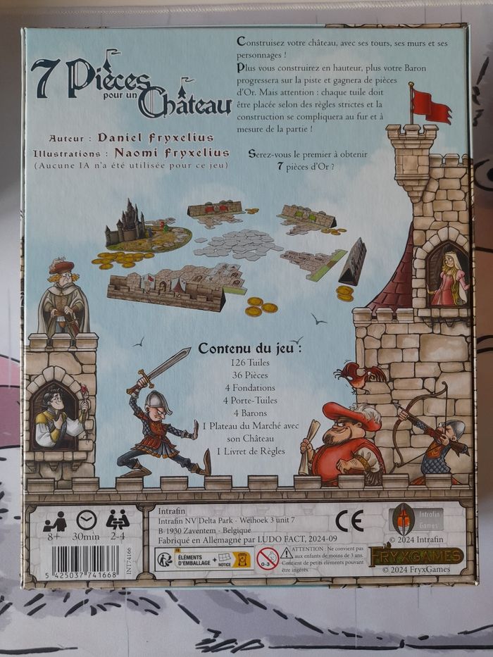 7 pièces pour un château + extension jeu de société - photo numéro 5