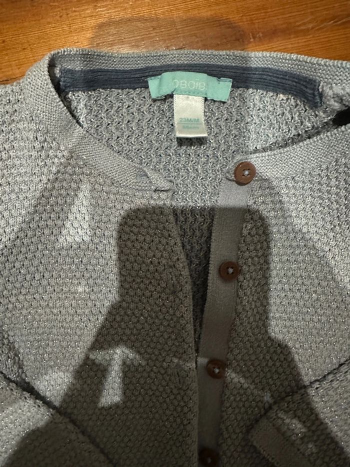 Gilet bleu pailletée obaibi 2a - photo numéro 2