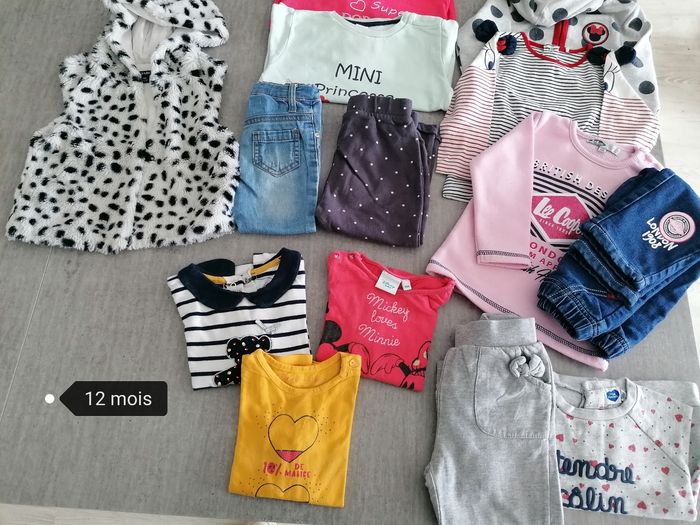 Lot fille 12 mois