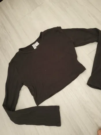 Top court manches longues h&m xs noir