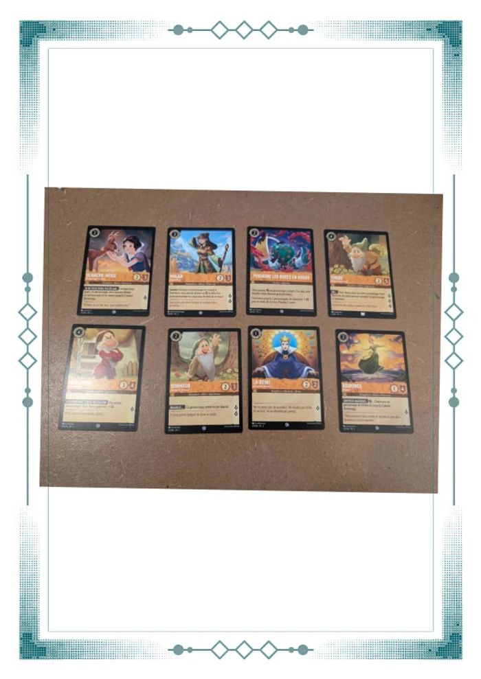 Lot Carte Lorcana Chapitre 2