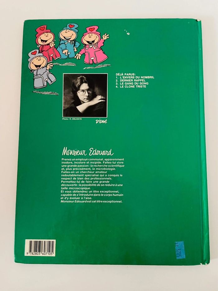 BD bande dessinée Monsieur Édouard le clone triste - photo numéro 2