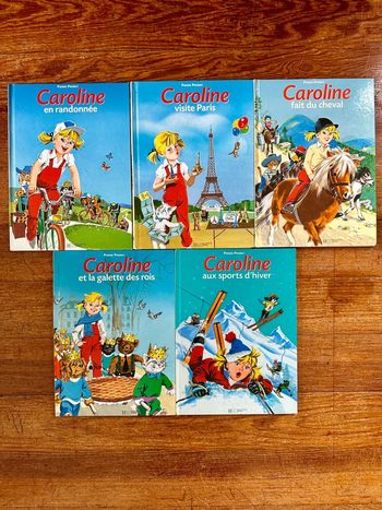Lot de 5 albums Caroline bon état livres bd Pierre Probst Hachette