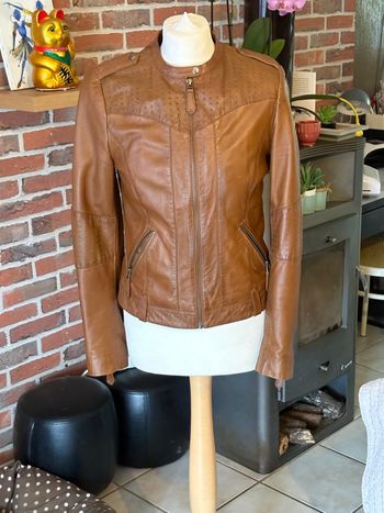 Blouson femme cuir naf naf taille 38