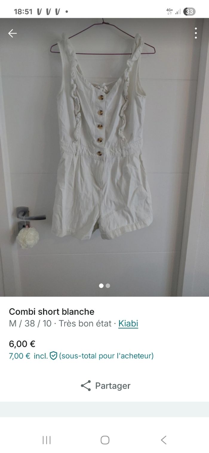 Combishort jean's - photo numéro 2