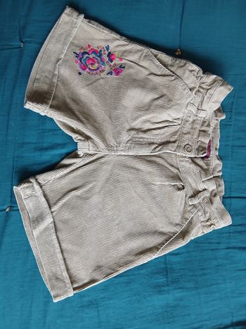 Short velours 8 ans 
