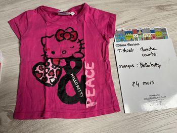 T shirt fille 24 mois