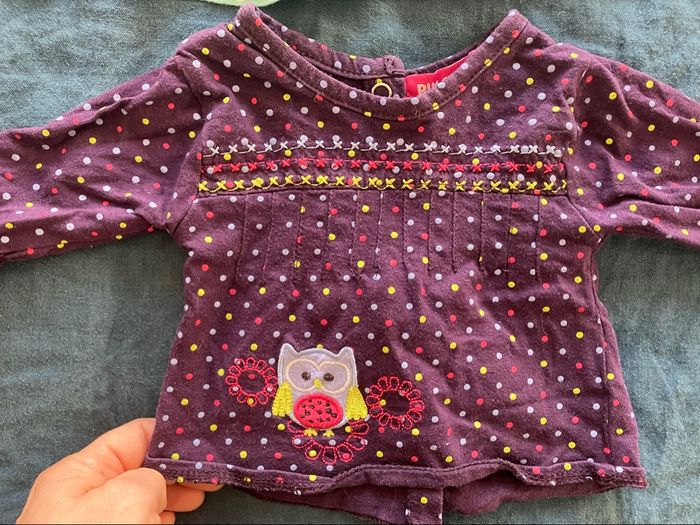 Lot 3 hauts naissance /mois - photo numéro 2