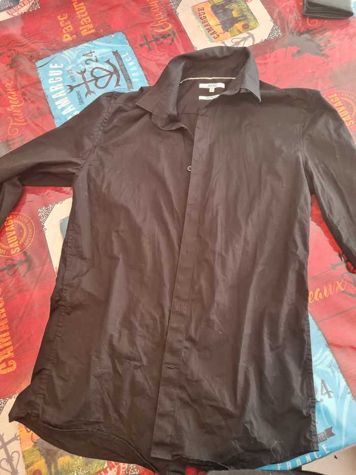Vend chemise noire Jules très bon était taille S