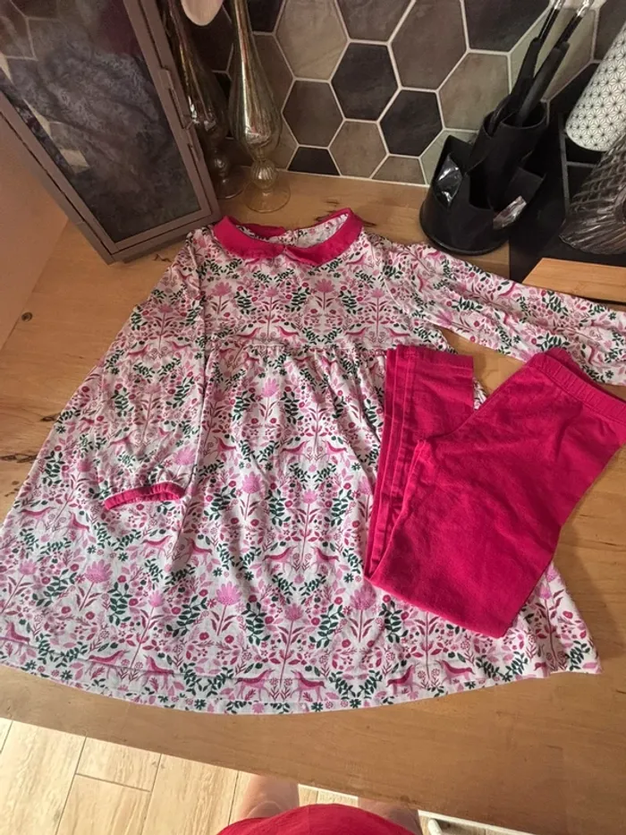 Pyjama chemise de nuit + legging fin • Sergent Major • 5 ans - photo numéro 2