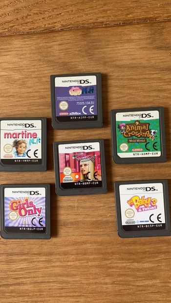 Lot de 6 jeux Nintendo Filles