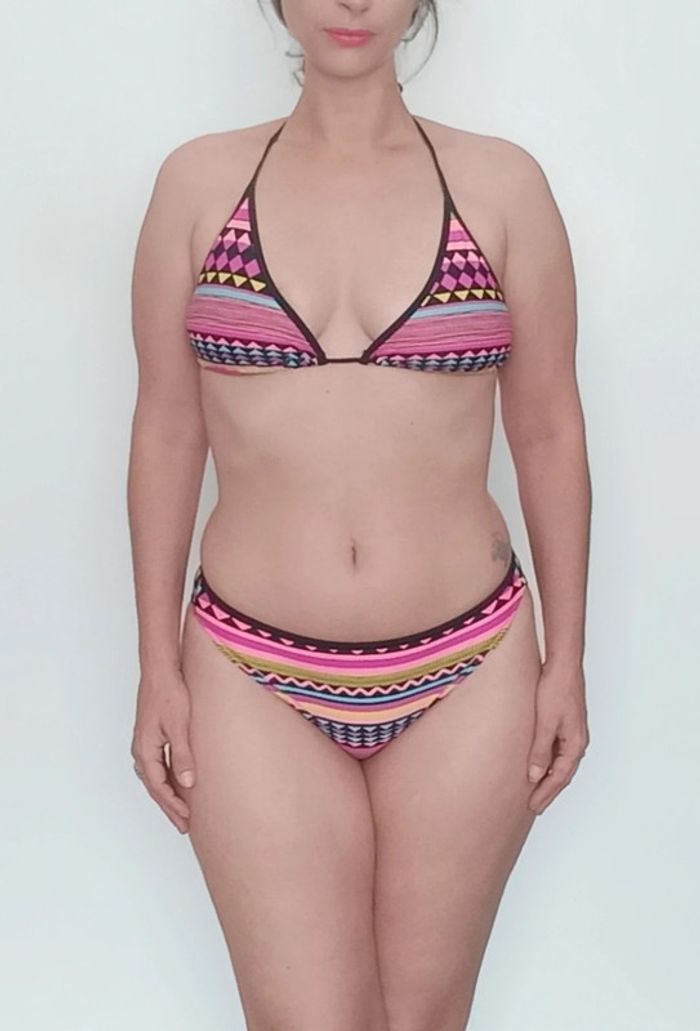 Bikini triangle multicolore taille 38/40