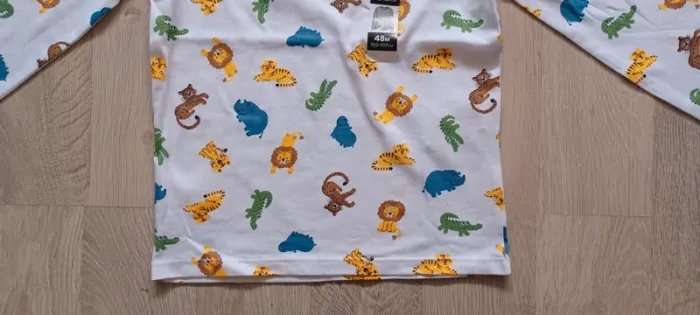 Tee-shirt manches longues garçon animaux taille 4 ans neuf avec étiquette - photo numéro 4