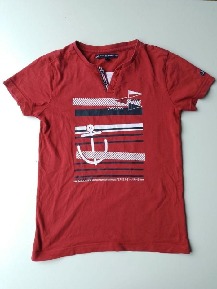 Tee-shirt garçon 10 ans Terre de Marins - photo numéro 2