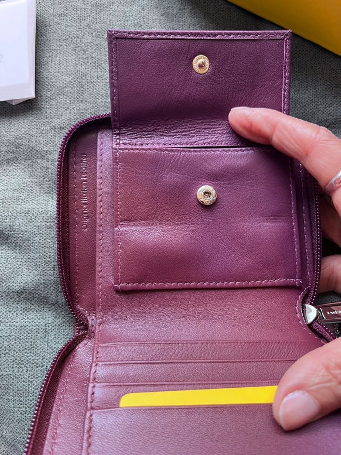 Portefeuille Mellow Leather Wallet Mandarina Duck - photo numéro 6