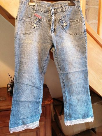 Jean pantacourt taille 40