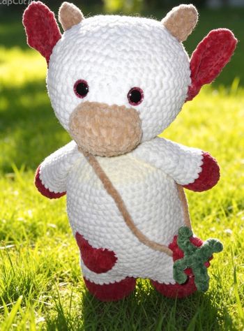 Vache en crochet 