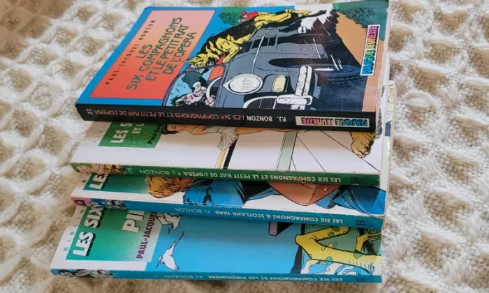 Lot 4 livres six compagnons