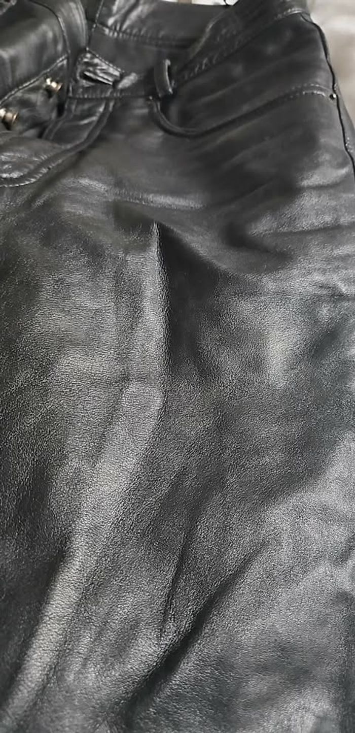 pantalon en cuir arturo - photo numéro 3