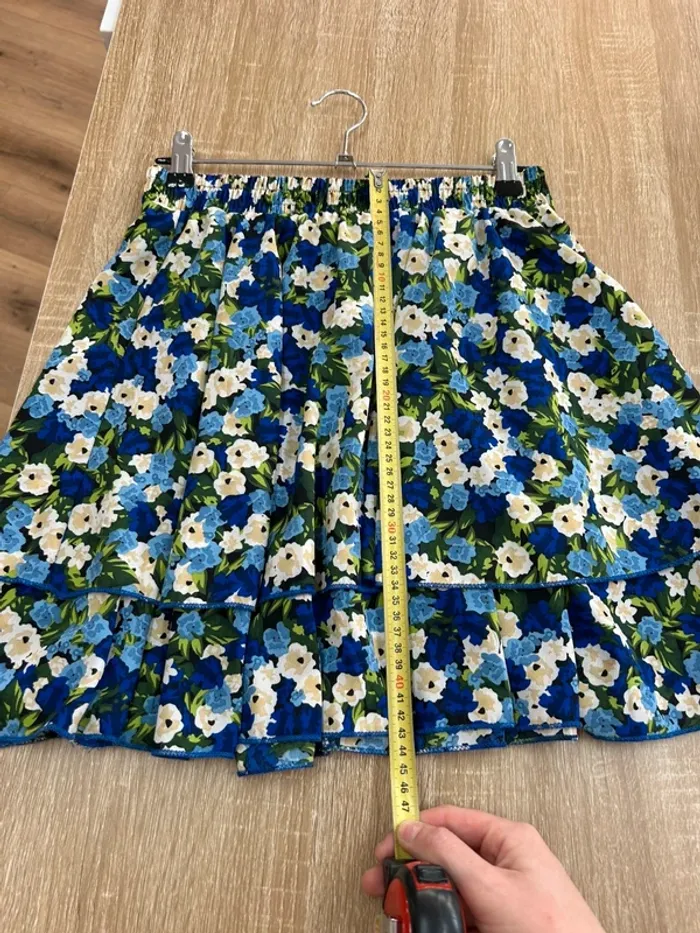 Jupe femme taille 38 taille 40 fleurie fluide jupe femme été jupe femme automne - photo numéro 3