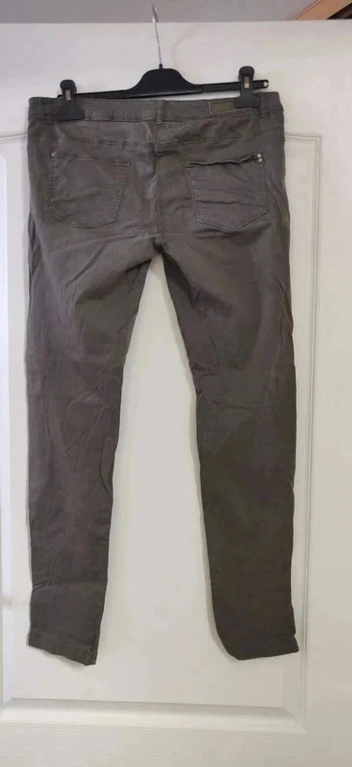 Pantalon skinny kaki Promod 40 - photo numéro 2