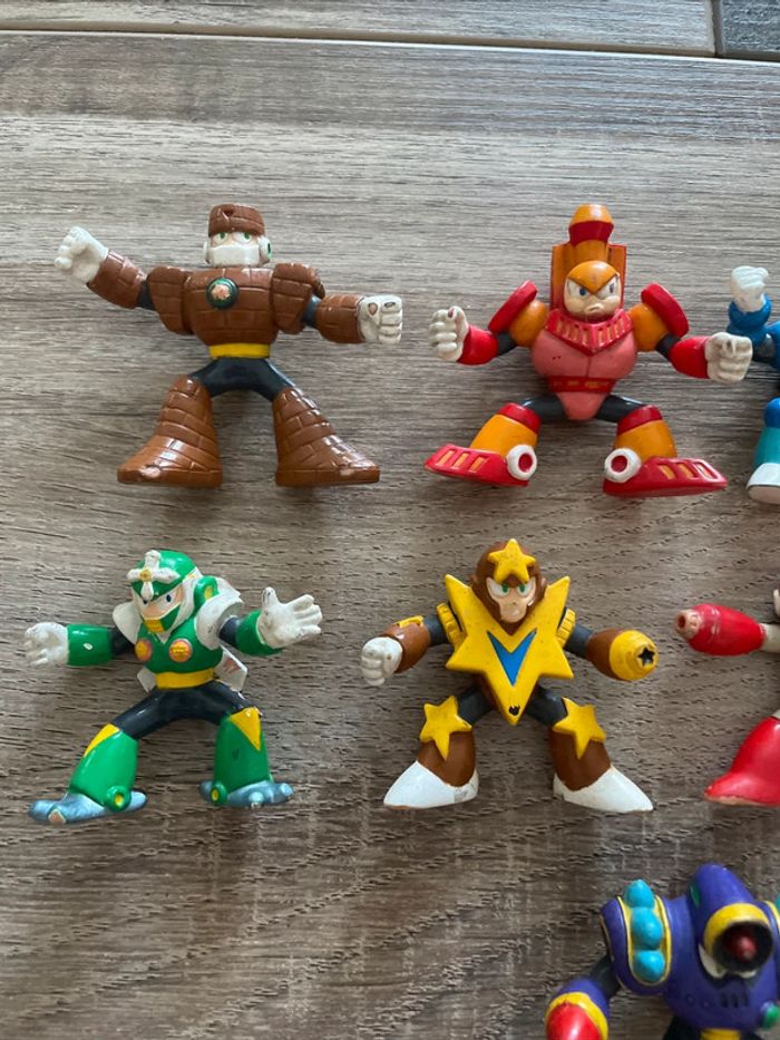 Lot Figurines Rockman / Megaman Bandai Capcom Vintage - photo numéro 2