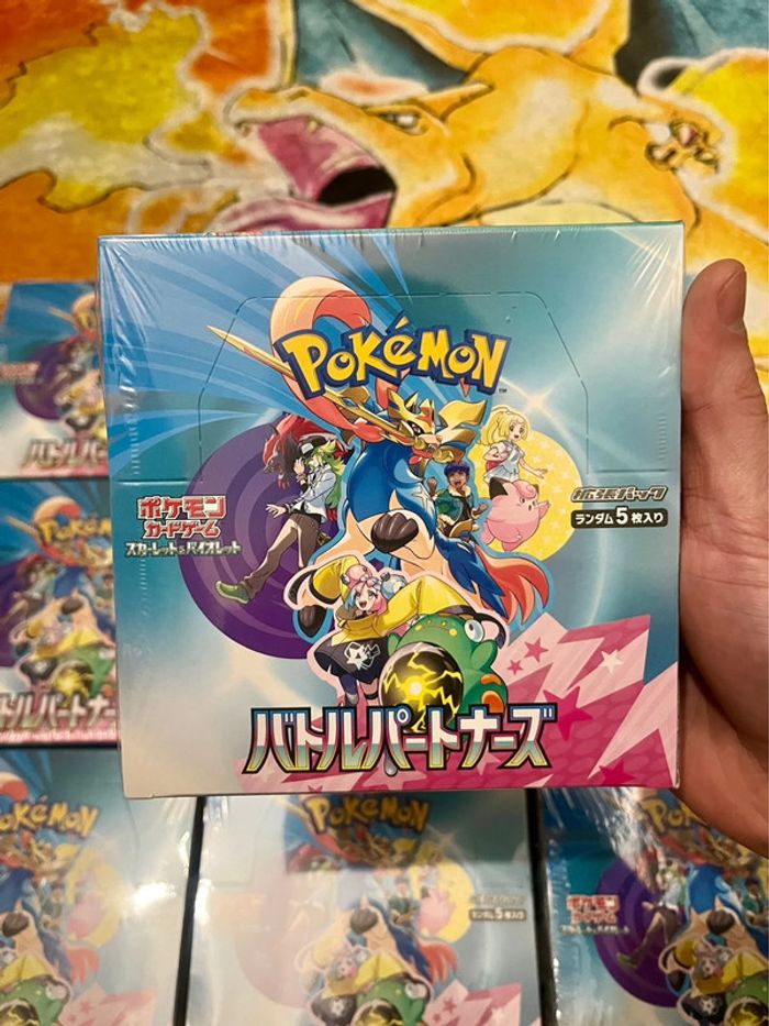 Pokemon TCG Battle Partners Booster Box + Random Pack Display Sv9 - photo numéro 3